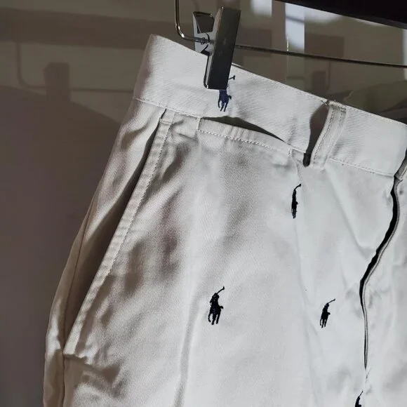 POLO Ralph Lauren Prospect Short in Light Tan with Allover Pony sz 36w - Picture 3 of 16